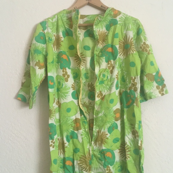 VINTAGE Patterned Dress - Picture 4 of 4